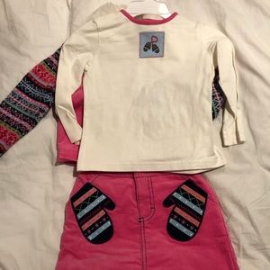 Three-piece outfit made by heartstrings